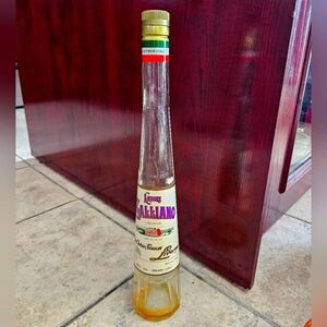 Vintage LIQUORE GALLIANO Italy GLASS Bottle Empty Liquor